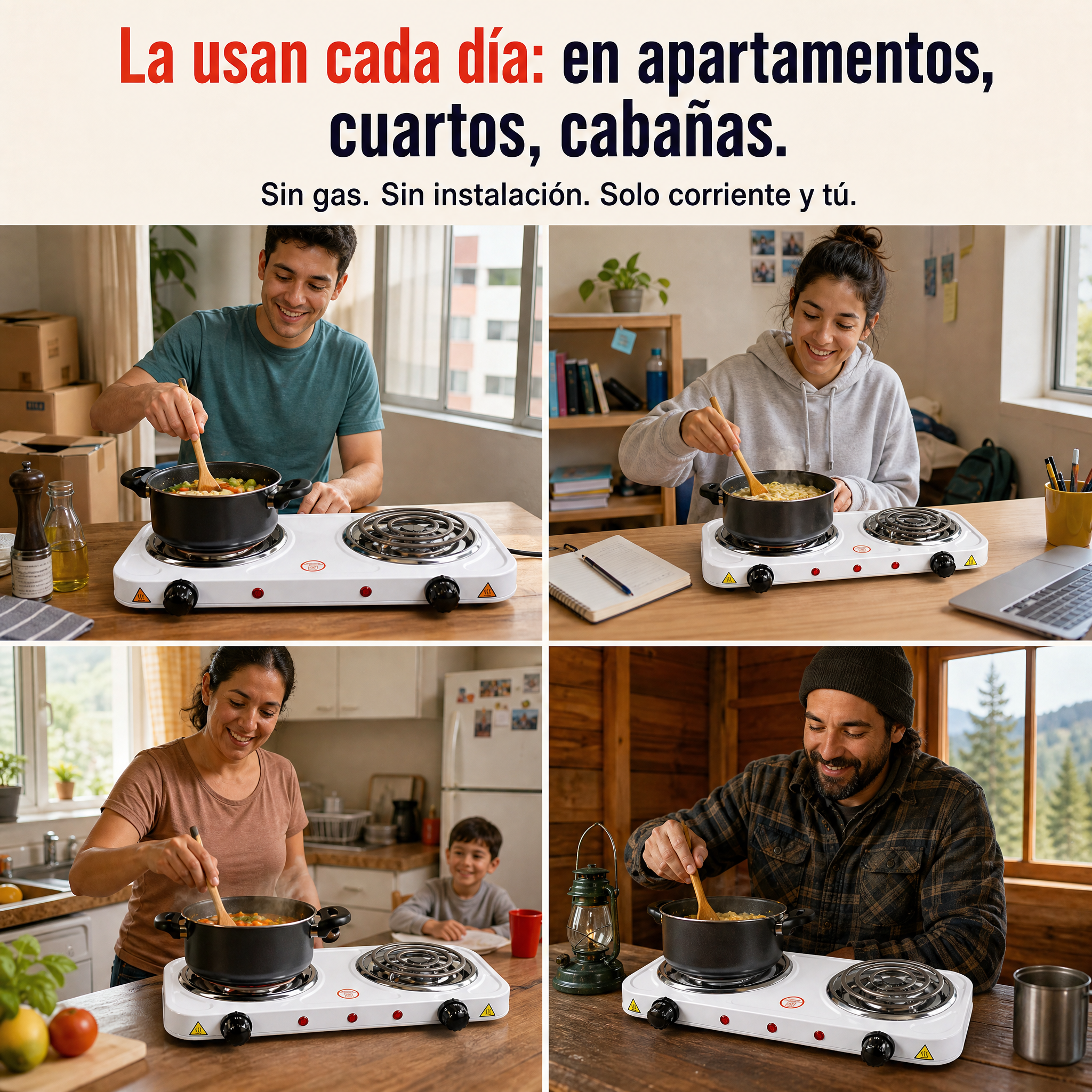 Estufa Electrica 2 Puestos — vista 5